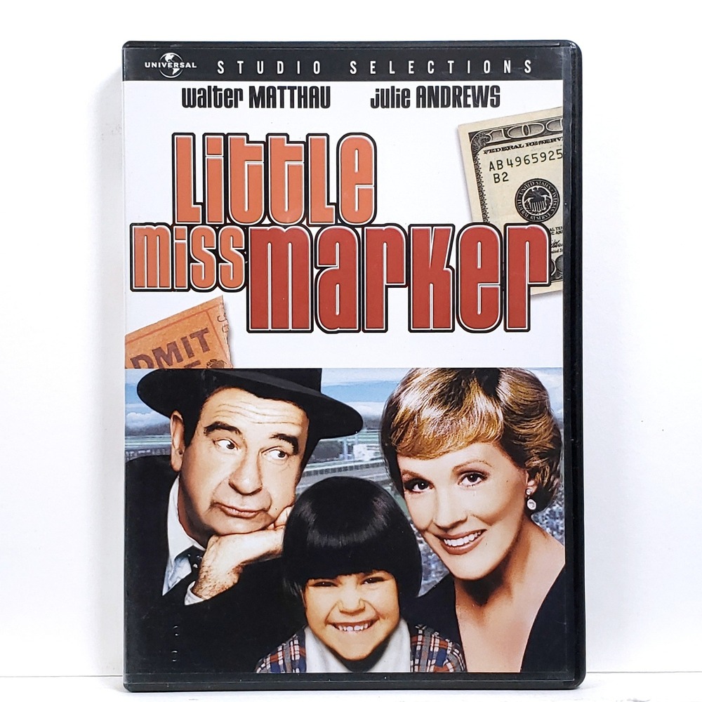Universal Little Miss Marker‎ DVD Walter Matthau Julie Andrews Excellent